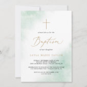 Waterverf was | Groene en goudmakreel Kaart (Voorkant)