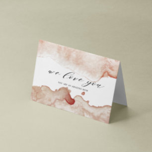 waterverf-was happy mother's day kaart