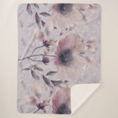 Waterverf was het BG&Hand-Gepilleerde Element van  Sherpa Deken (Voorkant)