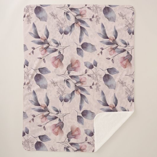 Waterverf was het BG&Hand-Gepilleerde Element van  Sherpa Deken (Voorkant)