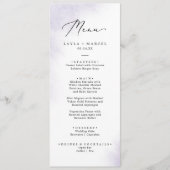 Waterverf was | Menu Paarse weddenschappen (Voorkant)