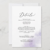 Waterverf was | Paars in één huwelijk Kaart (Achterkant)