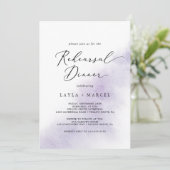 Waterverf was | Paarse repetitie Kaart (Staand voorkant)