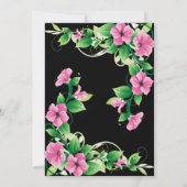 Waterverf was | Paarse uitnodiging (Achterkant)