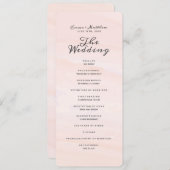 Waterverf was | Programma voor onzin Programmakaart (Voorkant / Achterkant)