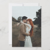 Waterverf Was sparen de datumkaart - marine Save The Date (Achterkant)