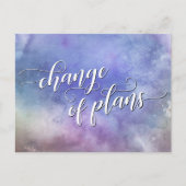 Waterverf Was wijziging plannen uitgestelde bruilo Briefkaart (Voorkant)