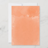 Waterverf wasbeer Herfst Baby Sprinkle Kaart (Achterkant)