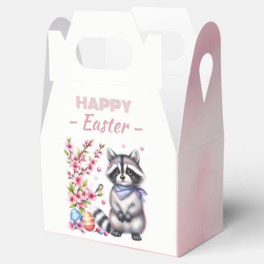 Waterverf wasbeer Paaseieren & Bloemen - Bedankdoosjes (Geopend)