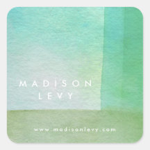 Waterverf Wash Designer Aangepaste naam afgedrukt