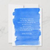 Waterverf Wash-effect op de paasverjaardag Kaart (Achterkant)