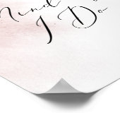 Waterverf Wash | Roze Donut Mind If I Do Bord Poster (Hoek)