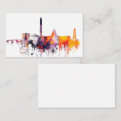 Waterverf Washington DC Skyline Visitekaartje (Voorkant / Achterkant)