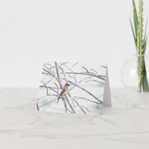 Waterverf-wasnotitie Kaart