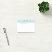 Waterverf wasnotities, blauw post-it® notes (Kantoor)