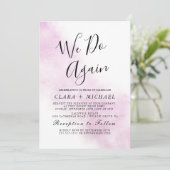 Waterverf wassen | Blauw "We Do Again" Gelofte Ver Kaart (Staand voorkant)