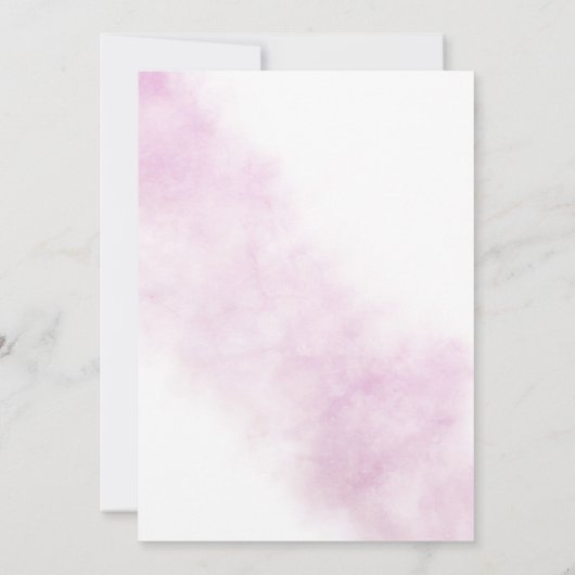 Waterverf wassen | Blauw "We Do Again" Gelofte Ver Kaart (Achterkant)