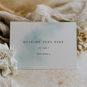 Waterverf wassen | Blue Multipurpose Kaart