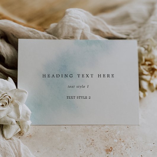 Waterverf wassen | Blue Multipurpose Kaart