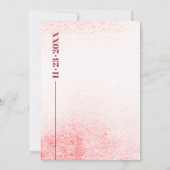 Waterverf wassen en tak Japandi bruiloft Kaart (Achterkant)