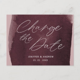 waterverf wassen verandert de datum briefkaart