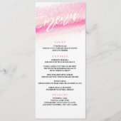 waterverf Wassen Wedding Diner Menu (Voorkant)