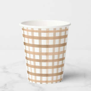 Waterverf Wasserij Herfst Boho Baby shower Papieren Bekers