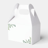 Waterverf Wasserij Herfst Boho Greenery Baby showe Bedankdoosjes (Achterkant)