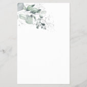 Waterverf Wat groom Vrijgezellenfeest spelkaart te Flyer (Achterkant)