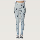 Waterverf Water Drops Leggings ontwerpen (Voorkant)