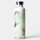 Waterverf waterflesje alleen lopen waterfles (Rechts)