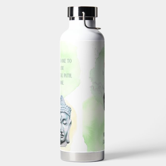 Waterverf waterflesje alleen lopen waterfles (Links)