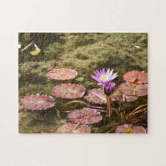 Waterverf Waterlelie Legpuzzel (Horizontaal)