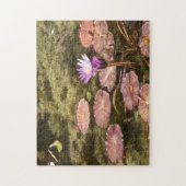 Waterverf Waterlelie Legpuzzel (Verticaal)