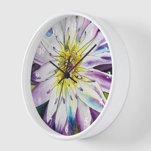 Waterverf waterlelies beeldende kunst (Hoek)