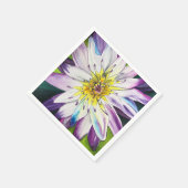 Waterverf waterlelies beeldende kunst servet (Hoek)