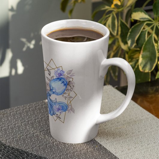 Waterverf Waterman Astrologie Sterrenbeeld | Monog Latte Mok