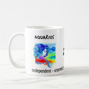 waterverf Waterman sterrenbeeld & karakteristieken Koffiemok