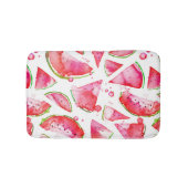 Waterverf Watermeloen 1 Badmat (Voorkant)
