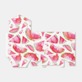 Waterverf Watermeloen 1 Bedankdoosjes (Uitgevouwen)