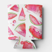 Waterverf Watermeloen 1 Blikjeskoeler (Achterkant)