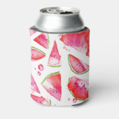 Waterverf Watermeloen 1 Blikjeskoeler (Blikje Achterkant)