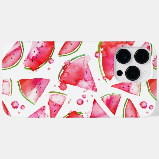 Waterverf Watermeloen 1 Case-Mate iPhone Case (Achterkant (horizontaal))