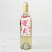 Waterverf Watermeloen 1 Flessenhanger (Op fles)