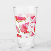 Waterverf Watermeloen 1 Glas (Achterkant)