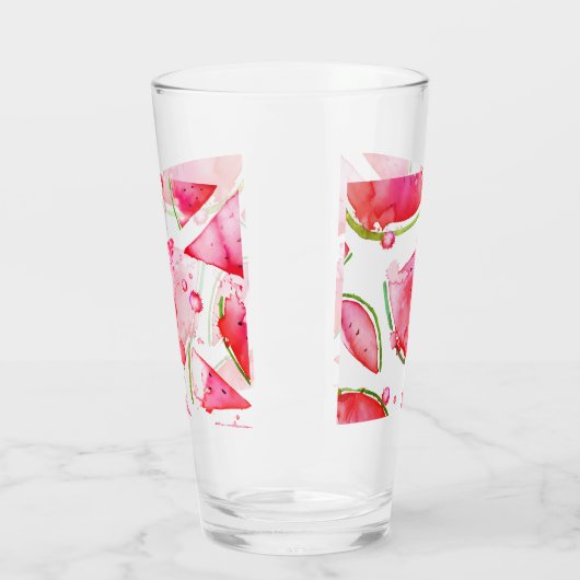 Waterverf Watermeloen 1 Glas (Links)