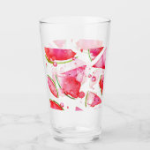 Waterverf Watermeloen 1 Glas (Voorkant)