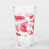 Waterverf Watermeloen 1 Glas (Voorkant)