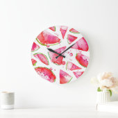 Waterverf Watermeloen 1 Grote Klok (Huis)