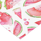 Waterverf Watermeloen 1 Korte Tafelloper (Hoek)